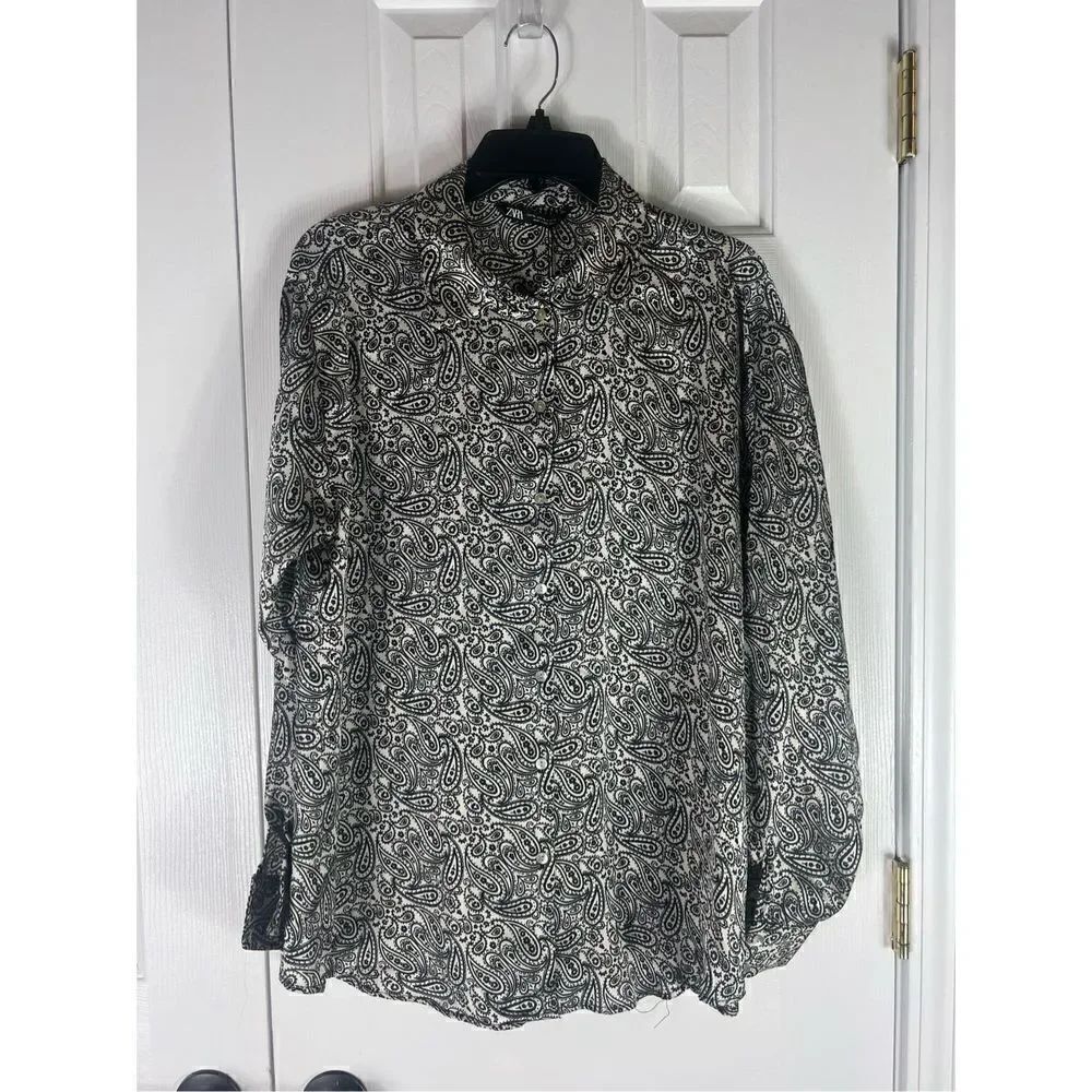 NWT Zara Womens Blouse Size XL